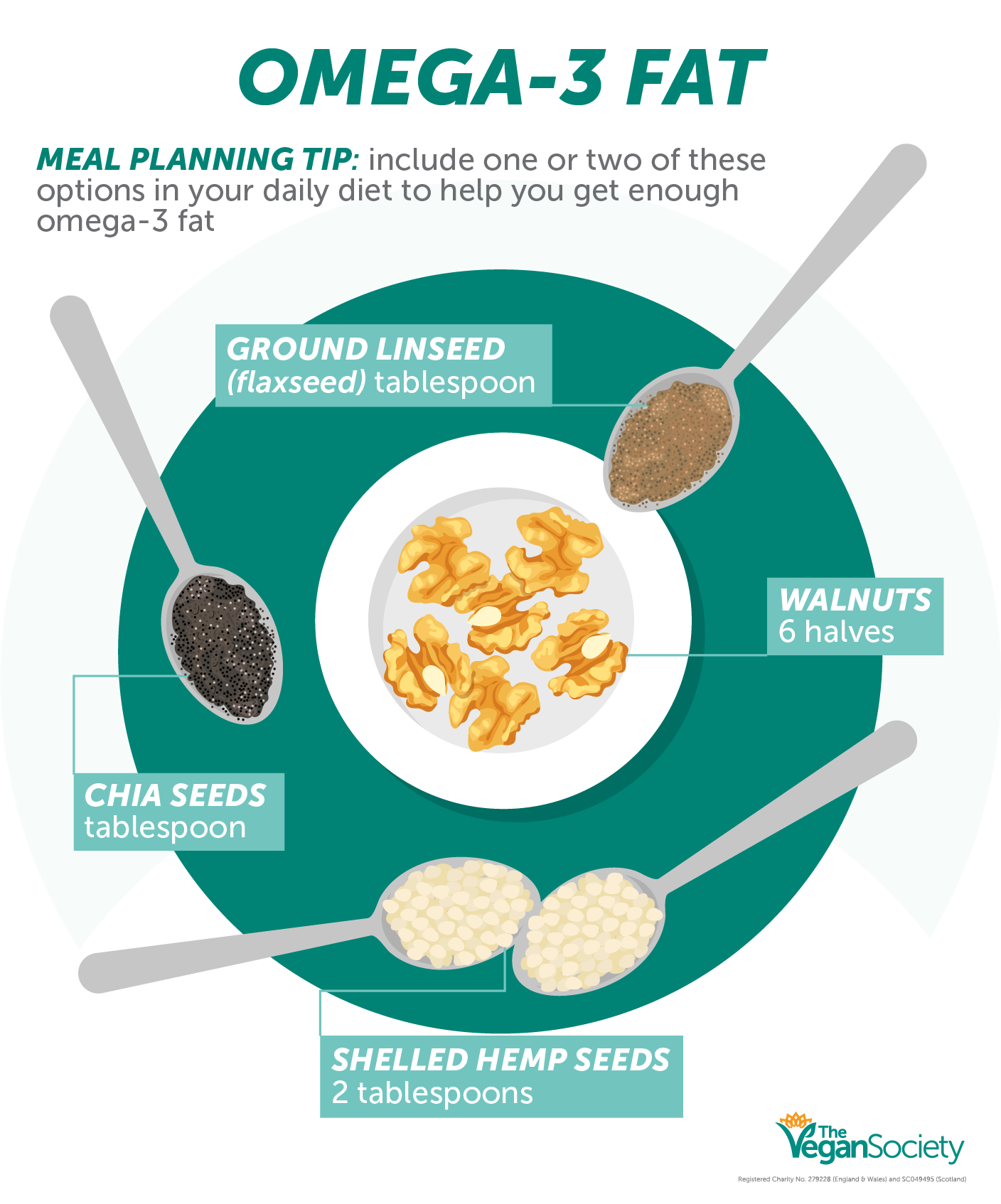 Omega 3 fat The Vegan Society